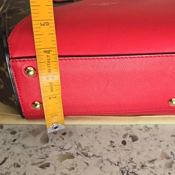 Louis Vuitton Kimono Red and Brown Monogram  Bag with Dust Bag - Picture 14 of 17